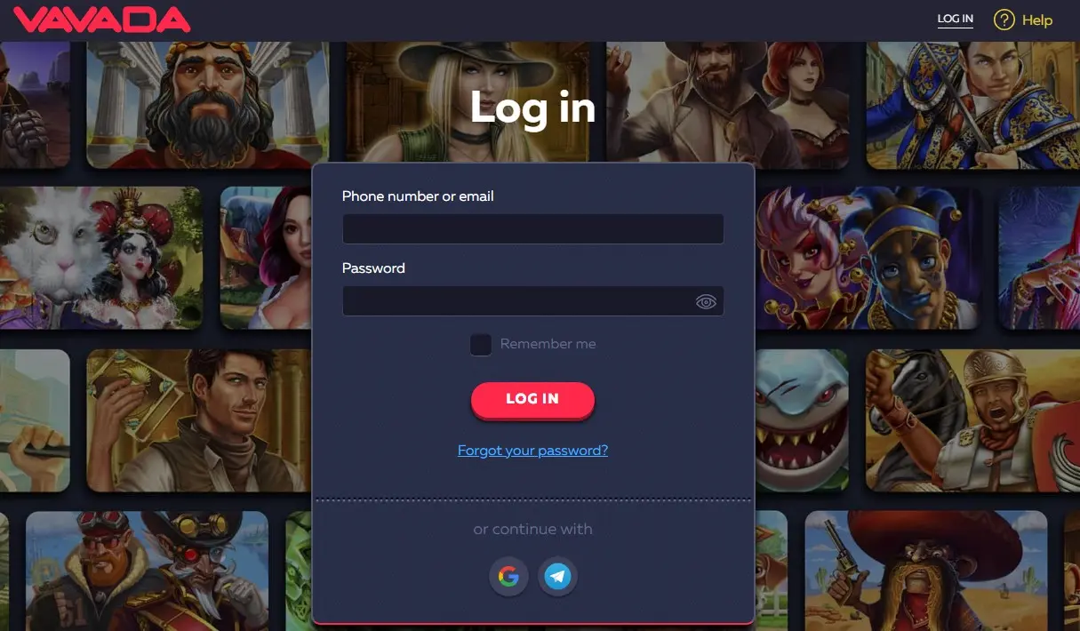 Vavada Casino Login
